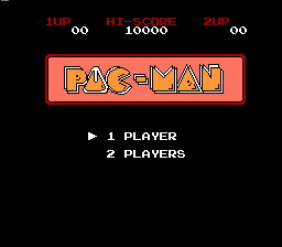 Puc-Man (Pac-Man Hack) Title Screen